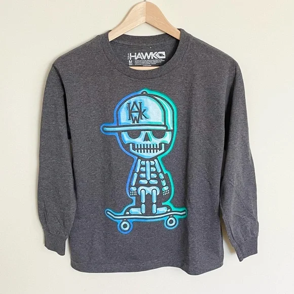 Tony Hawk | Shirts & Tops | Tony Hawk Skeleton Zombie Skater